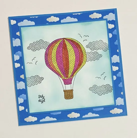 Craft Buddy Crystals Art A6 Stamp Set - Travel Light Clearance