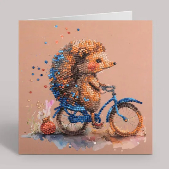 Craft Buddy "Cute Baby Hedgehog" Crystal Art Card Best