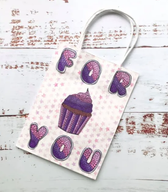 Craft Buddy Cute Cupcakes A6 Crystal Art Stamp Set Discount