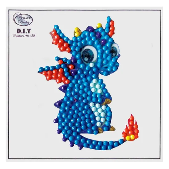 Craft Buddy "Cute Dragon" Crystal Art Motif Clearance