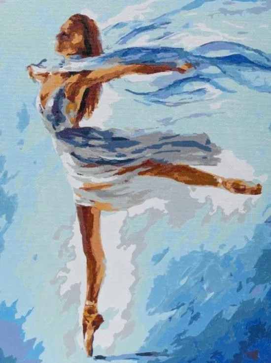 Craft Buddy "Dance in Dream" by Leonid Afremov Paint by Numb3rs Framed Kit 30x40cm Fashion