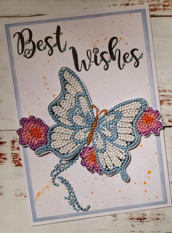Craft Buddy "Decadent Butterfly" Crystal Art A6 Stamp Set Hot