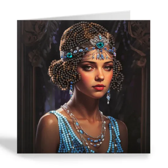 Craft Buddy "Deco Gems" Crystal Art Card 18x18cm Clearance