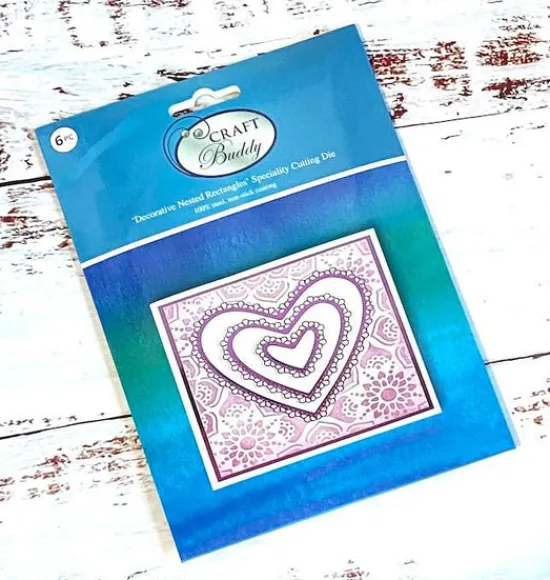 Craft Buddy Decorative Nested Hearts Die set Clearance