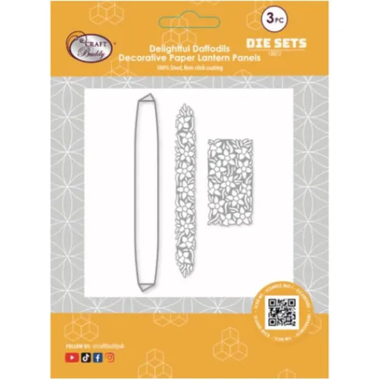 Craft Buddy "Delightful Daffodils" Decorative Paper Lantern Panels New