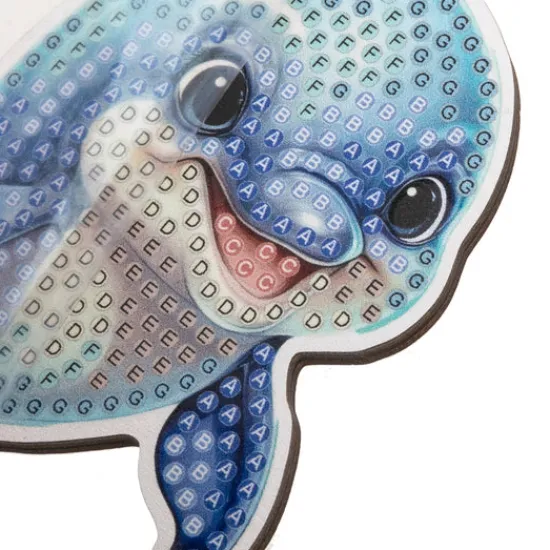 Craft Buddy Dolphin Crystal Art Wildlife Buddies Clearance