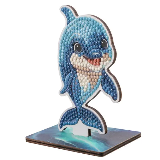 Craft Buddy Dolphin Crystal Art Wildlife Buddies Clearance