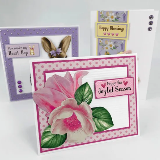 Craft Buddy Easter Baskets Card Papercrafting Kit x 24 Cards Fashion