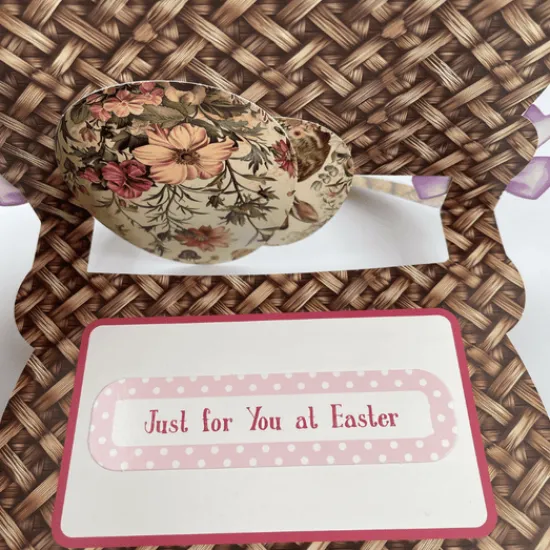 Craft Buddy Easter Baskets Card Papercrafting Kit x 24 Cards Fashion