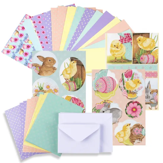 Craft Buddy "Easter Wishes" Crystal Art Papercrafting Kit Sale