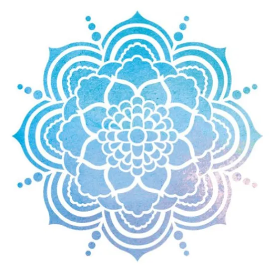 Craft Buddy Eastern Stencil: Mandala Mayhem Hot