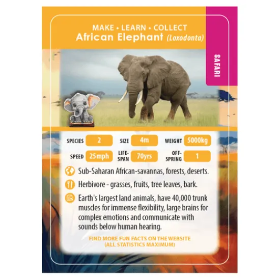 Craft Buddy Elephant Crystal Art Wildlife Buddies Sale