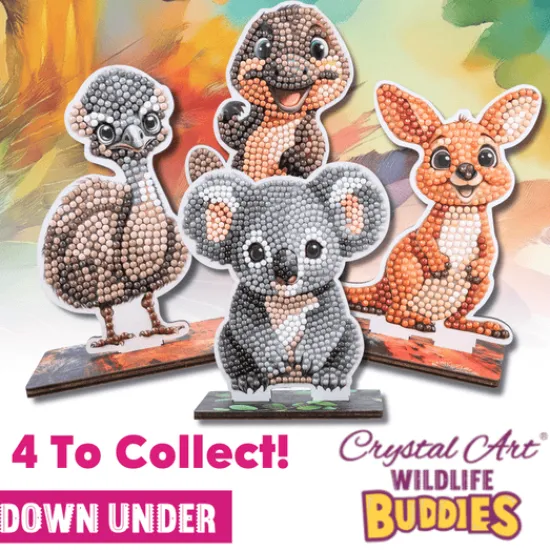 Craft Buddy Emu Crystal Art Wildlife Buddies New