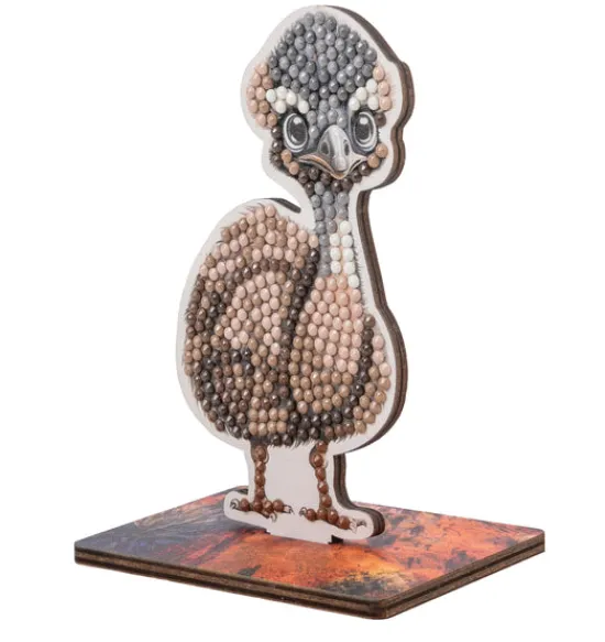 Craft Buddy Emu Crystal Art Wildlife Buddies New