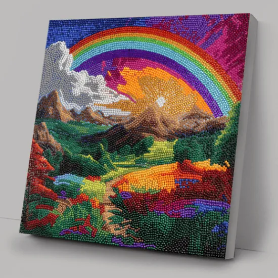 Craft Buddy "Ethereal Escape" Crystal Art Canvas Kit 30x30cm Clearance