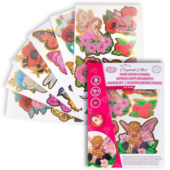 Craft Buddy "Fairy Garden" Crystal Art Sticker Set x 35 Online