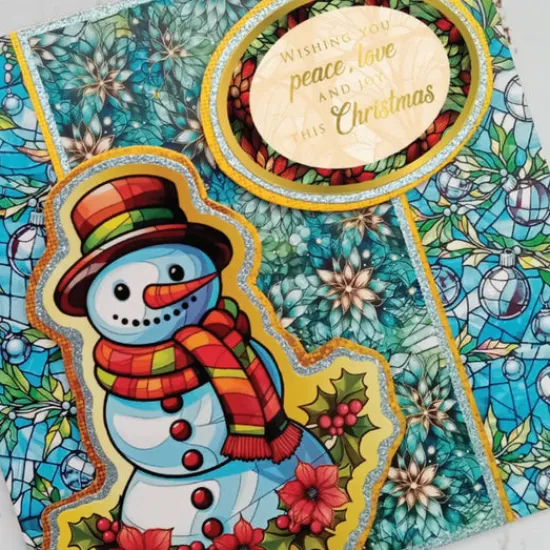 Craft Buddy Festive Stained Glass Papercrafting & Card Making Kit Discount