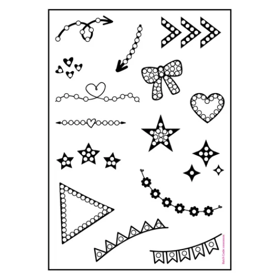 Craft Buddy Finishing Touches Crystal Art A6 Scrapbook Stamp Set Best