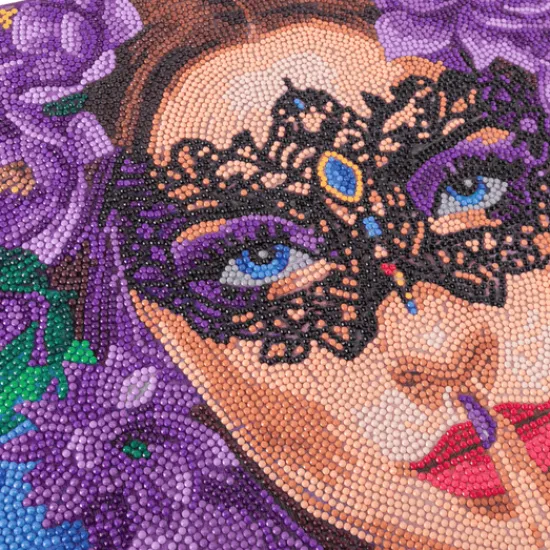 Craft Buddy Floral Whisper Crystal Art Scroll Kit 40x50cm Online