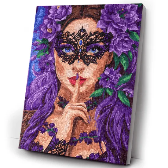 Craft Buddy Floral Whisper Crystal Art Scroll Kit 40x50cm Online