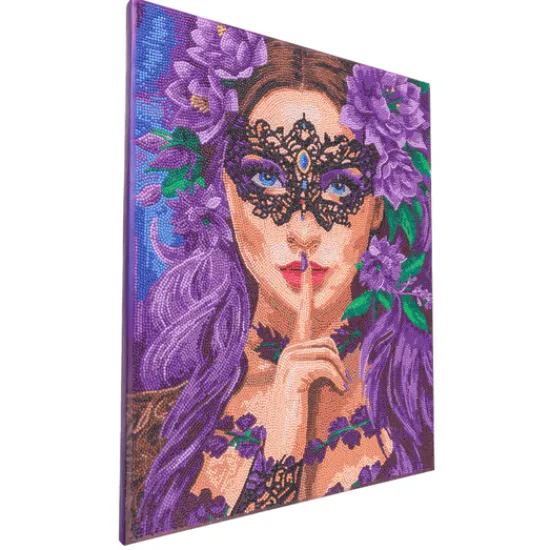 Craft Buddy Floral Whisper Crystal Art Scroll Kit 40x50cm Online