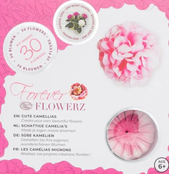 Craft Buddy Flower Making Kit - Cute Camellias - PINK Discount