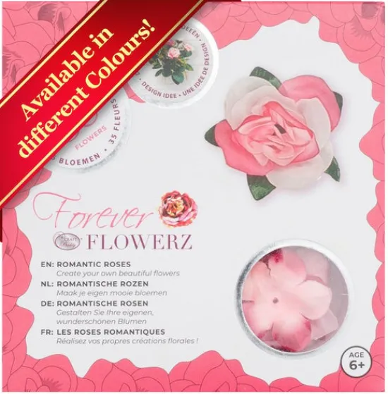 Craft Buddy Flower Making Kit - Romantic Roses - MAUVE Clearance
