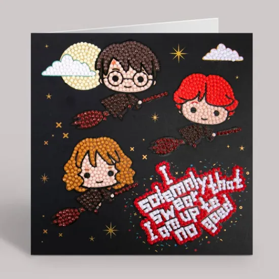 Craft Buddy "Flying High" Harry Potter Crystal Art Card Clearance