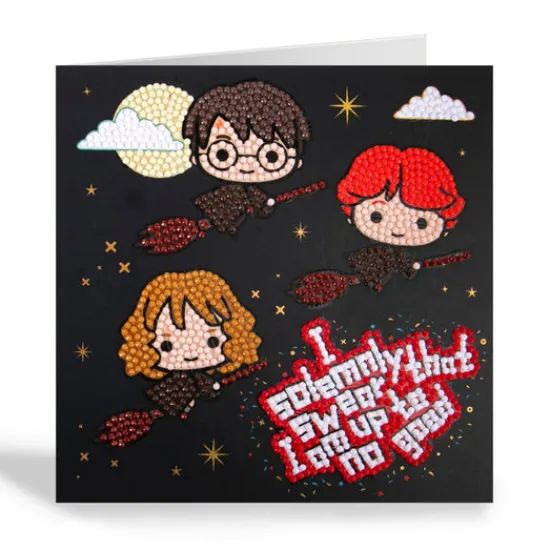 Craft Buddy "Flying High" Harry Potter Crystal Art Card Clearance