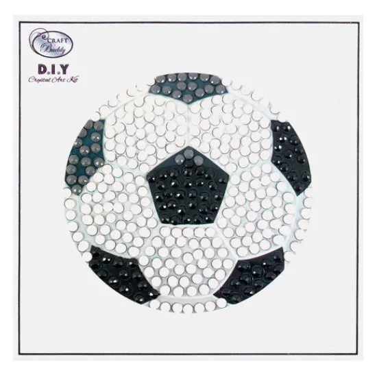Craft Buddy "Football" Crystal Art Motif Sticker Best