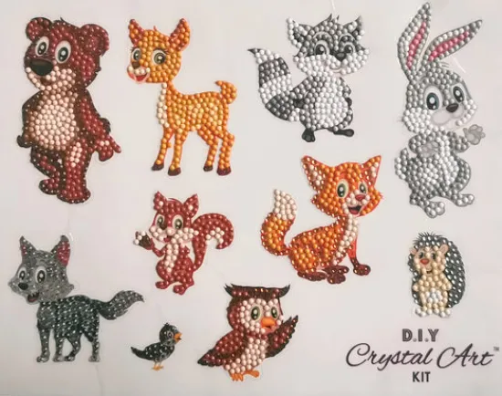 Craft Buddy "Forest Animals" Sticker Set of 10 Discount