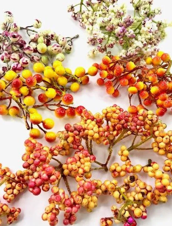 Craft Buddy Forever Flowerz 50 Autumn Berry Clusters New