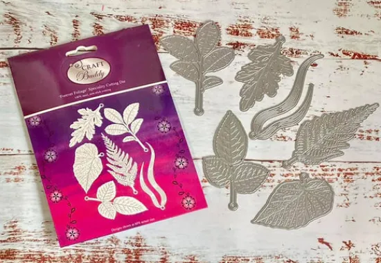 Craft Buddy Forever Flowerz - Flourished Foliage Die Set 1 Hot