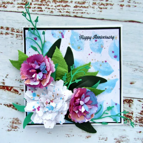 Craft Buddy Forever Flowerz - Flourished Foliage Die Set 1 Hot