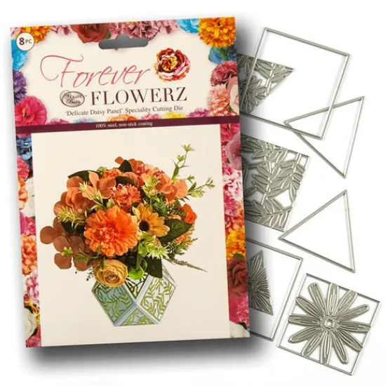 Craft Buddy Forever Flowerz Delicate Daisy Panel Die Set Clearance