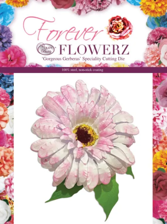 Craft Buddy Forever Flowerz Gorgeous Gerberas - Brights Discount