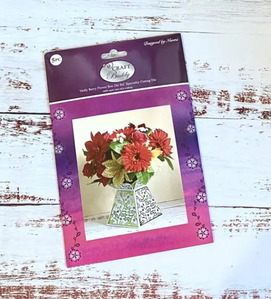 Craft Buddy Forever Flowerz Holly Berry Flower Box die set Sale