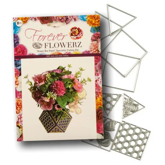 Craft Buddy Forever Flowerz Honey Bee Panel Die Set Best