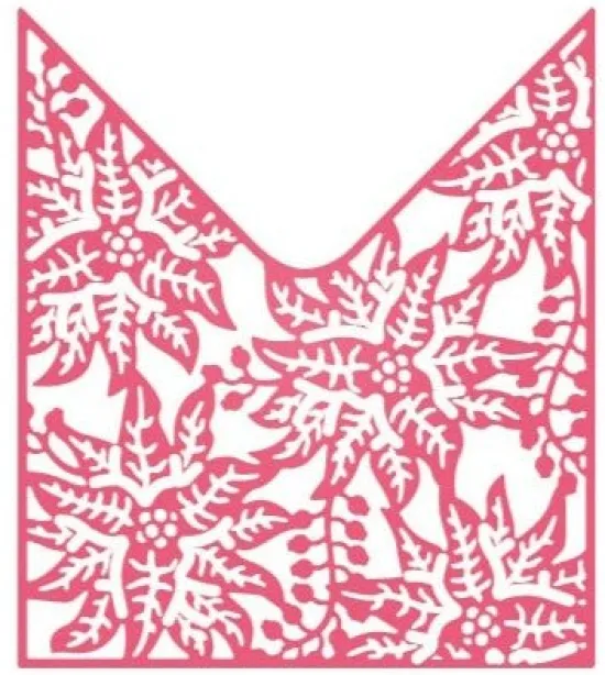 Craft Buddy Forever Flowerz Poinsettia Posy Panel Die Set Best