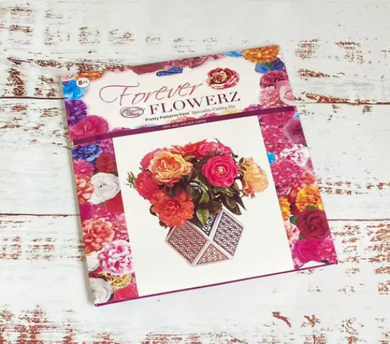 Craft Buddy Forever Flowerz Pretty Patterns Vase Die Set Hot