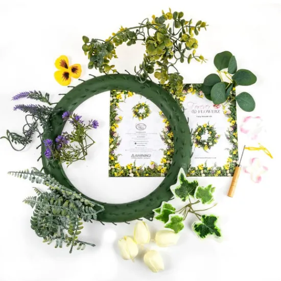 Craft Buddy Forever Flowerz Tulip Wreath Kit Best