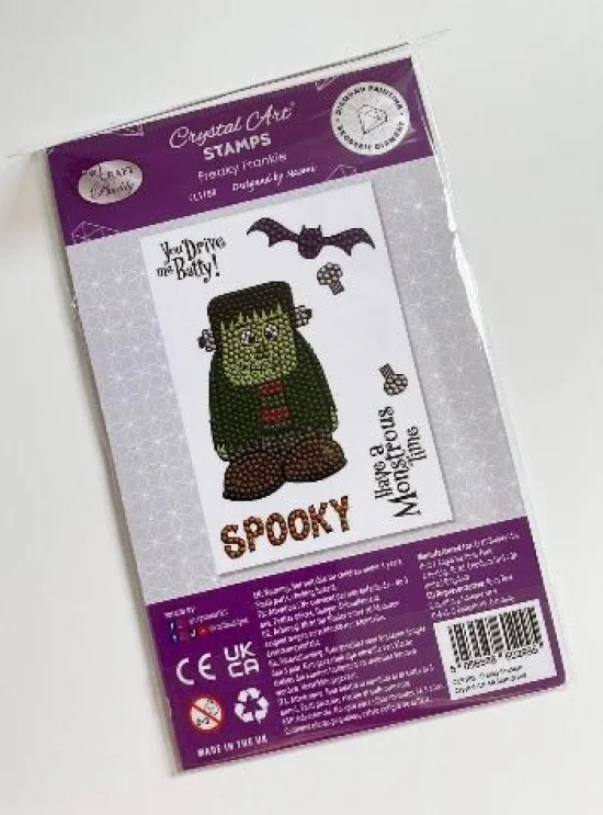 Craft Buddy Freaky Frankie - Crystal Art A6 Stamp Set Hot