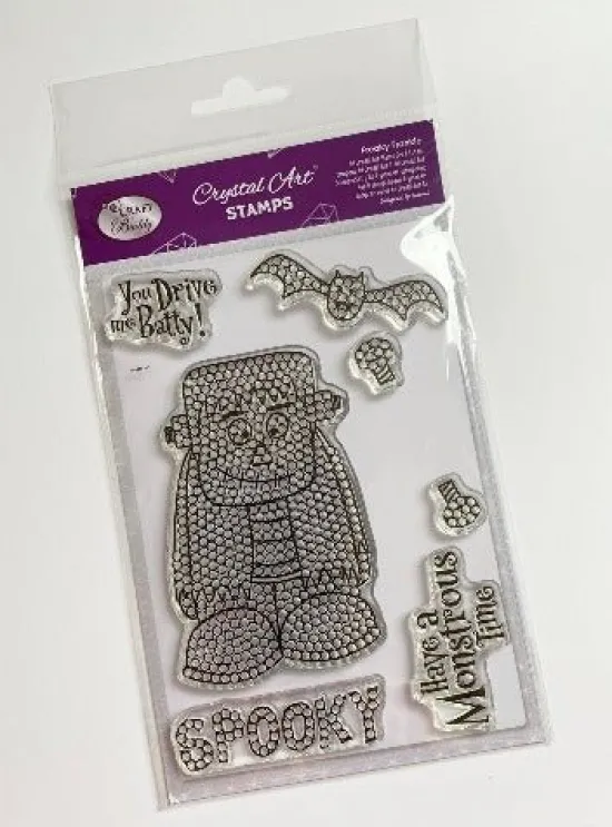Craft Buddy Freaky Frankie - Crystal Art A6 Stamp Set Hot