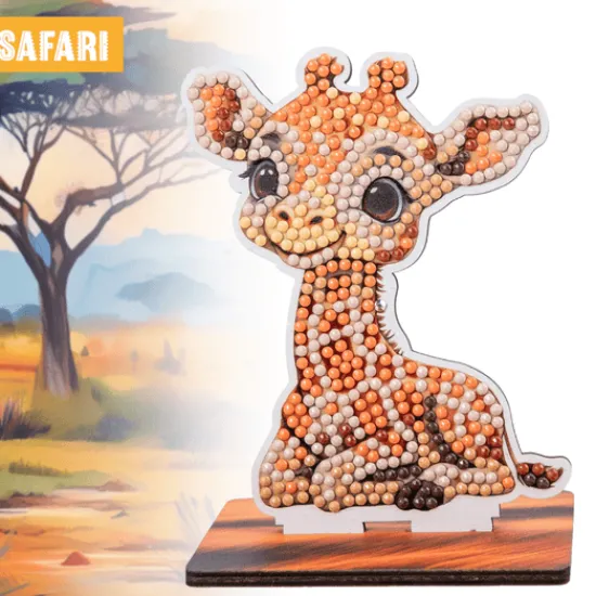Craft Buddy Giraffe Crystal Art Wildlife Buddies Discount