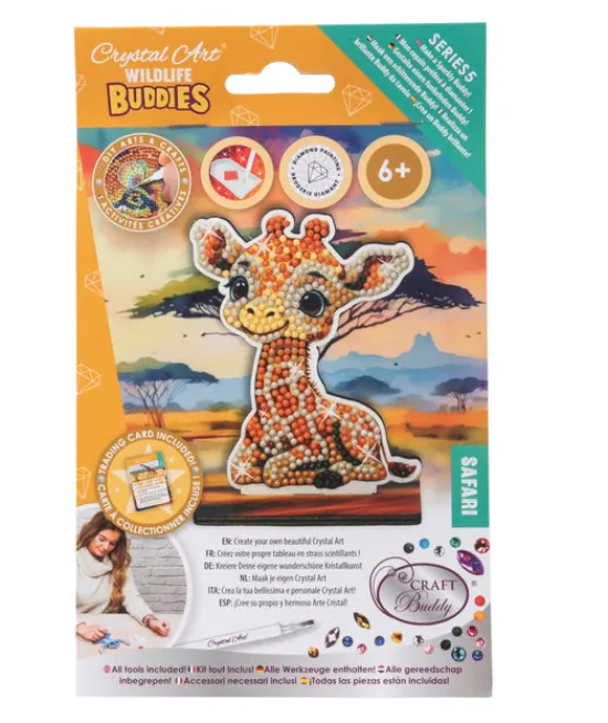 Craft Buddy Giraffe Crystal Art Wildlife Buddies Discount