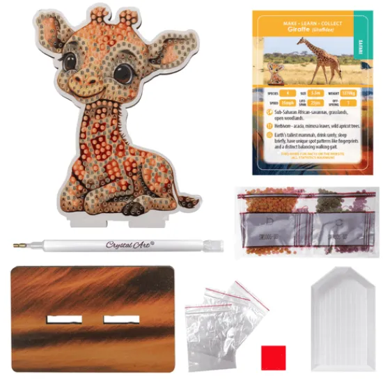 Craft Buddy Giraffe Crystal Art Wildlife Buddies Discount