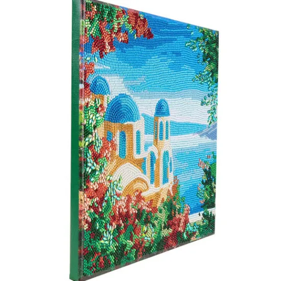 Craft Buddy “Grecian View” Crystal Art Canvas Kit 30x30cm Fashion