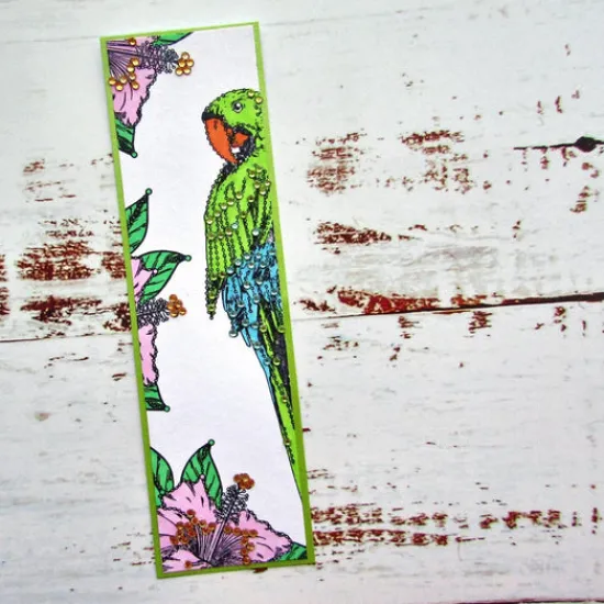 Craft Buddy GS13: Gem It! Parrot Paradise A5 Clear Stamp Set Outlet