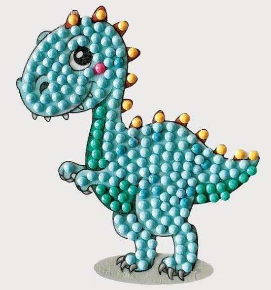 Craft Buddy "Happy Dinosaur" Crystal Art Motif Outlet