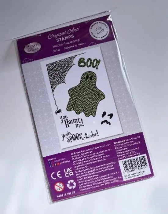 Craft Buddy Happy Hauntings - Crystal Art A6 Stamp Set Fashion
